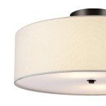 Globe Electric 2-Light Flush Mount Ceiling Light