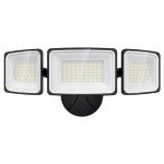 Onforu 100W Flood Lights Outdoor, 9000LM Brightness LED Light Outside, IP65 Waterproof LED Exterior Floodlight with 3 Adjustable Heads, 6500K White Outdoor Security Light for Yard Garage Eave