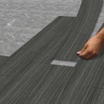 Peel and Stick Floor Tile 20x300cm Wood Grain Waterproof PVC Non Slip Self Adhesive Floor Sticker Stick On Tiles