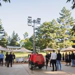 5M 7M 9m diesel generator 4x1000W mobile light tower trailer telescopic mast portable AC outdoor lighting tower