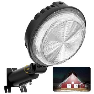 toberich LED Barn Light, 150W 20000LM Yard Area Lights Dusk to Dawn Outdoor Lighting with Upgraded Photocell 6500K Adjustable Angle Daylight IP66 Waterproof Street Lights for Security/Farmhouse/Garage