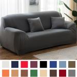 Elastic Solid Sofa Cover 1/2/3/4 Seater Cover for Sofa Couch Armchair L-shaped Corner Sofa Cover Slipcover for Living Room
