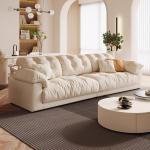 Nordic Modern Living Room Sofa Luxury Designer Fluffy Loveseat Lazy Sofa Lounge Cloud Divano Da Soggiorno Furniture Home