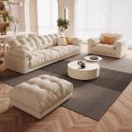 Nordic Modern Living Room Sofa Luxury Designer Fluffy Loveseat Lazy Sofa Lounge Cloud Divano Da Soggiorno Furniture Home