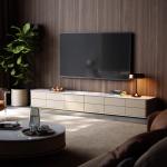 Design Light Luxury TV Cabinet Universal Wall Hallway Dollhouse Organizer Tv Table Living Room Modern Archivadores Furniture