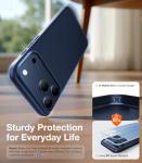 TORRAS Magnetic Slim Fit for iPhone 17 Pro Case 6.3 inch, Ultra-Thin, Compatible with MagSafe, Lightweight Matte Anti-Scratch Hard PC Cover Phone Case for iPhone 17 Pro OriginFit, Deep Blue