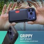 Smartish® iPhone 17 Pro Wallet Case - Wallet Slayer Vol. 1 [Slim + Protective] Credit Card Holder - Drop Tested Flip Hidden Card Slot Cover for Apple iPhone 17 Pro - Black Tie Affair