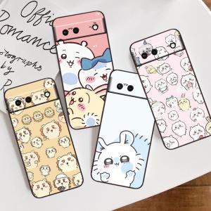 Chiikawa Anime Cute For Google Pixel 9 8 7A 7 6A 6 5A 5 4 4A XL 5G Black Silicon Shockproof Shell Funda Phone Case