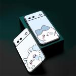 Chiikawa Anime Cute For Google Pixel 9 8 7A 7 6A 6 5A 5 4 4A XL 5G Black Silicon Shockproof Shell Funda Phone Case