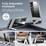 ESR for Samsung Galaxy S24 Plus Phone Case, 3 Stand Modes Kickstand for S24+ Cover, Military-Grade Drop Protection, Slim Fit, Boost Series Case, Clear