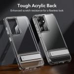 ESR for Samsung Galaxy S24 Plus Phone Case, 3 Stand Modes Kickstand for S24+ Cover, Military-Grade Drop Protection, Slim Fit, Boost Series Case, Clear