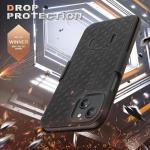 Fingic Case for iPhone 15 Case,iPhone 15 Belt Clip Holster Cases Slim Combo Shell with Kickstand Swivel Belt Clip Holster Rugged Shockproof Antiscratch Protective Cover for iPhone 1 5 6.1 inch(Black)