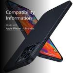 TORRAS Slim Fit Designed for iPhone 14 Pro Max Case 6.7 inch, Ultra-Thin 14 Pro Max Case 2022, Lightweight Hard PC Cover Phone Cases, Black, OriginFit