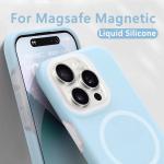 Luxury Jelly Liquid Silicone Magnetic For Magsafe Case For iPhone 17 Air 16 E 15 14 13 12 11 Pro Max Plus Shockproof Matte Cover