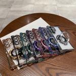 Four Corners Anti Drop Transparent Electroplated Magnetic Stand Protective Case For Samsung Galaxy S25 S24 S23 S22 Ultra Plus