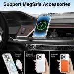 Magnetic Clear Case For APPLE iPhone 16 17 15 14 13 12 11 Pro Max 16 Plus 17 Air 16e Wireless Charging Compatible With Magsafe