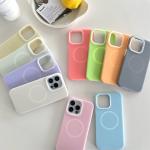 Luxury Jelly Liquid Silicone Magnetic For Magsafe Case For iPhone 17 Air 16 E 15 14 13 12 11 Pro Max Plus Shockproof Matte Cover