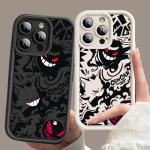 Luxury Pokemon Gengar Print Silicone Phone Case for Google Pixel 9 8 7 Pro 5G Pixel 7A 8A 9 Pro XL Soft Matte Anti-fall Cover