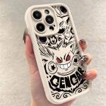 Luxury Pokemon Gengar Print Silicone Phone Case for Google Pixel 9 8 7 Pro 5G Pixel 7A 8A 9 Pro XL Soft Matte Anti-fall Cover