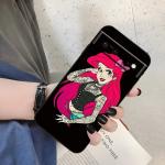 Tattoo Princess For Google Pixel 9 8 7A 7 6A 6 5A 5 4 4A XL 5G Black Silicon Shockproof Shell Cover Phone Case