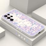 Flower Bush Bear Phone Case For Samsung Galaxy S25 FE S24 S23 S22 S21 S20 Ultra Plus FE S10 Note 20 ultra 10 9 Plus Cover