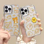 Cute Cartoon RilakkumaS Phone Case For Google Pixel 10 9 8 7 8A 9A XL Pro 4G 5G Transparent Soft Silicone TPU Back Cover