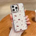 Daisy Flowers Cherry Pattern Phone Case For Google PIXEL 9A 8 9 10 Pro 9 10 XL Soft Shockproof Transparent TPU Silver Cover