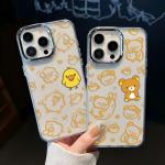 Cute Cartoon RilakkumaS Phone Case For Google Pixel 10 9 8 7 8A 9A XL Pro 4G 5G Transparent Soft Silicone TPU Back Cover