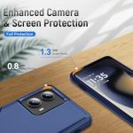 Warsia for Motorola Edge 2024 Case, with HD Screen Protector [Military Grade Drop Tested] Heavy-Duty Tough Rugged Shockproof Protective Case for Moto Edge 2024, Blue