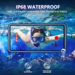 Temdan Designed for Samsung Galaxy S25 Ultra Case Waterproof, Built-in Lens & Screen Protector Military Grade Shockproof Dropproof IP68 Underwater Full Body Phone Case for Galaxy S25 Ultra 6.9"-Black