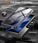 Temdan Designed for Samsung Galaxy S25 Ultra Case Waterproof, Built-in Lens & Screen Protector Military Grade Shockproof Dropproof IP68 Underwater Full Body Phone Case for Galaxy S25 Ultra 6.9"-Black