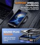 Temdan Designed for Samsung Galaxy S25 Ultra Case Waterproof, Built-in Lens & Screen Protector Military Grade Shockproof Dropproof IP68 Underwater Full Body Phone Case for Galaxy S25 Ultra 6.9"-Black