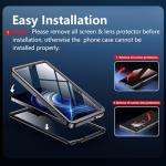 Temdan Designed for Samsung Galaxy S25 Ultra Case Waterproof, Built-in Lens & Screen Protector Military Grade Shockproof Dropproof IP68 Underwater Full Body Phone Case for Galaxy S25 Ultra 6.9"-Black