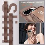 BENTOBEN Magnetic for Google Pixel 10 Pro Case Cute, Curly Wavy Pixel 10Pro Case [Compatible with MagSafe] Anti-Slip Bumper Matte Slim Women Men Boys Phone Cover for Google 10Pro 6.3", Desert Titanium