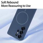 Original Liquid Silicone Case For Samsung Galaxy S25 S24 S23 Plus Ultra Magnetic For Magsafe Wireless Charge Soft Bumper Cover