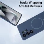 Original Liquid Silicone Case For Samsung Galaxy S25 S24 S23 Plus Ultra Magnetic For Magsafe Wireless Charge Soft Bumper Cover