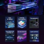 Chatreey IT12 Mini PC Intel Core i7 1360P i9 13900H Gaming Desktop Computer 2x2.5G Ethernet PCIe 4.0 Wifi 6 Thunderbolt 4
