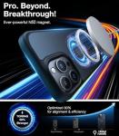 TORRAS Ultra Magnetic for iPhone 15 Pro Case, [3X Military-Grade Drop Tested] [Compatible with MagSafe], Shockproof Translucent Durable Slim Protective Anti-Scratch Anti-Fingerprint, Black