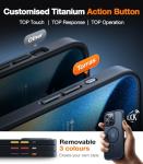 TORRAS Ultra Magnetic for iPhone 15 Pro Case, [3X Military-Grade Drop Tested] [Compatible with MagSafe], Shockproof Translucent Durable Slim Protective Anti-Scratch Anti-Fingerprint, Black