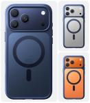 TORRAS Magnetic Shockproof for iPhone 17 Pro Case, Fit for MagSafe, Military-Grade Protection, Camera Control Button, Slim Translucent Anti-Fingerprint Phone Case for iPhone 17 Pro 6.3", Deep Blue