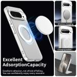 Matte Candy Magnetic For Magsafe Wireless Charge Case for Google Pixel 9Pro XL 9 8 Pro 9A 8A Translucent PC+TPU Shockproof Cover