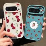 Cute Large Cherry Soft Phone Protector Case For Google Pixel 8 Pro 8A 7A 9 Pro XL Shockproof Silicone Cover For Pixel 9 8 7 Pro