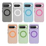 Matte Candy Magnetic For Magsafe Wireless Charge Case for Google Pixel 9Pro XL 9 8 Pro 9A 8A Translucent PC+TPU Shockproof Cover