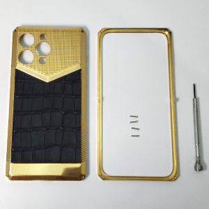 Electroplate gold plated luxury phone case accept custom logo phone case for iPhone