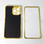 Electroplate gold plated luxury phone case accept custom logo phone case for iPhone