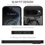 BENTOBEN Magnetic for Google Pixel 10 Case with Cute Butterfly Pattern, [Compatible with MagSafe] Translucent Matte Slim Shockproof Women Girl Protective Phone Case for Google Pixel 10,Black