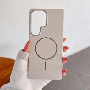 Luxury Thin Matte Magnetic For Magsafe Case For Samsung Galaxy S25 Plus S24 S23 S22 S21 Note 20 Ultra Shockproof Hard PC Cover