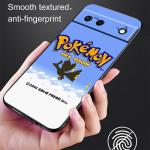 Cartoon P-Pokemon P-Pikachus For Google Pixel 9 8 7A 7 6A 6 5A 5 4 4A XL 5G Black Silicon Shockproof Shell Funda Phone Case