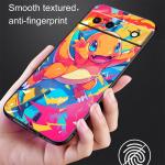 Cartoon P-Pokemon P-Pikachus Art For Google Pixel 9 8 7A 7 6A 6 5A 5 4 4A XL 5G Black Silicon Shockproof Shell Back Phone Case