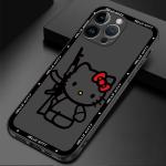 Silicone Case for Google Pixel 7a 6a 6 Pro 8 Pro 7 Pro Funda Cases Sanrio H-Hello Kitty Cover 